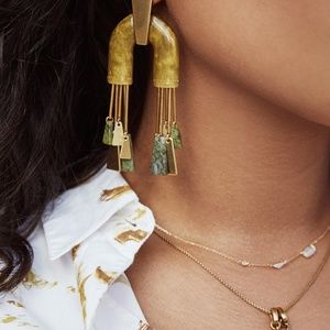 Conner Vintage Gold Statement Earrings